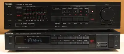 Vintage Toshiba Amp / Tuner Set, View more