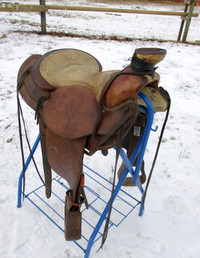 Comfy 16" Kenway ranch/mountain saddle, made in Canada