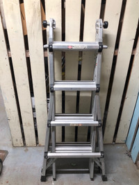 Lite industrial Articulated aluminum ladder