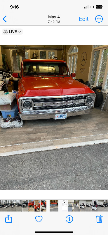 1970 chev c10 stepside in Classic Cars in Ottawa - Image 2