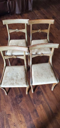4 vintage antique chairs  $40 obo
