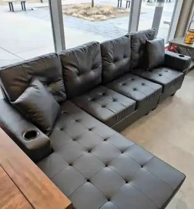 Leather Sectional Sofa, View more