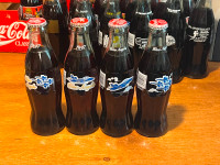 COCA COLA 4 Different BOTTLES BLUE ANGELS Full Bottles U.S. Navy