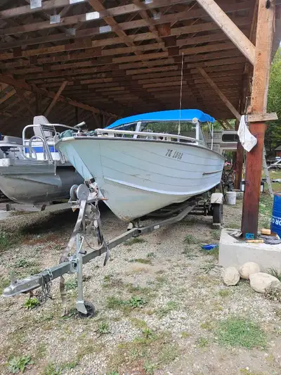 Aluminum boat 19' Starcraft Outboard motor 55hp 2 stroke( 125 psi pressure for each cylinder) Everyt...