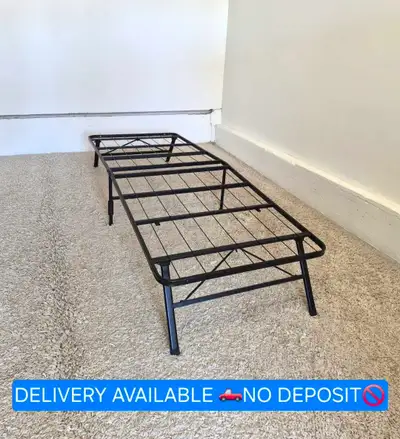 DELIVERY AVAILABLE Single Size Metal Folding Bedframe NO DEPOSIT, View more