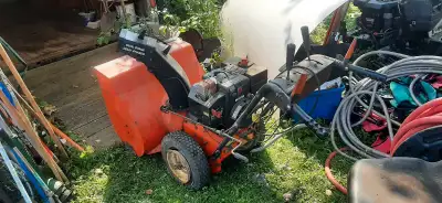 Has been in storage several years. Cleaning out the shed. I know it needs a belt and the tires need...
