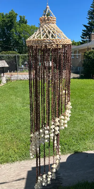 vintage shell wind chime , View more