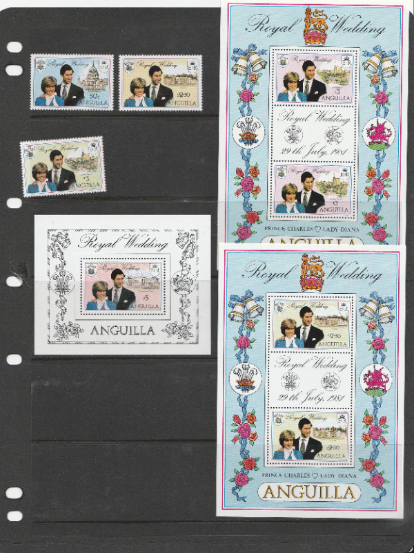 Charles &amp; Diana royal wedding stamps from 44 countries in Hobbies & Crafts in Vancouver - Image 2