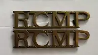 WW1/WW2, RCMP Shoulder Titles 
