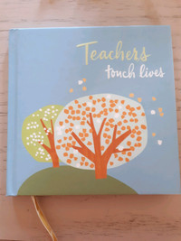Teachers touch lives gift book