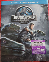 Jurrassic World BLU-RAY + DVD + DIGITAL HD