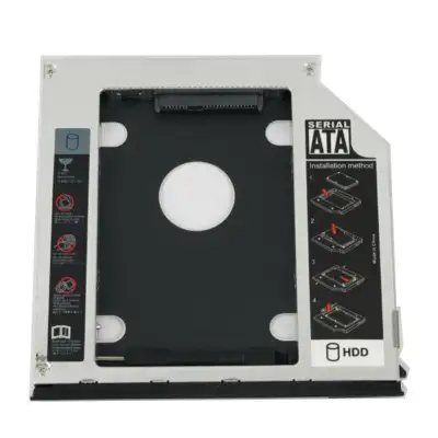 2nd HDD SSD Hard Drive Caddy with ejector for Dell, View more