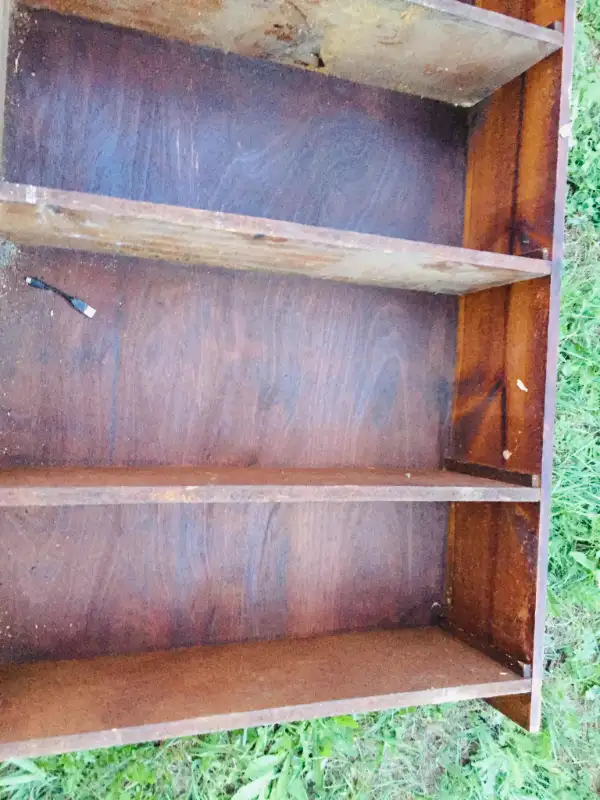 Solid wood shelving unit. Storage furniture. I deliver! in Bookcases & Shelving Units in St. Albert - Image 2