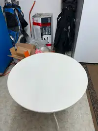 IKEA lindved, white side table