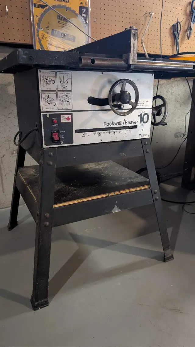 Rockwell Beaver 10in Table Saw in Power Tools in London - Image 2