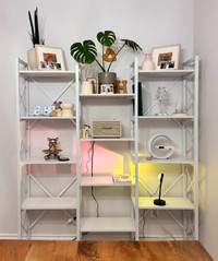 White Bookcase Shelf