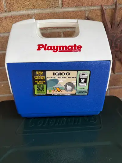 Keep your drinks cold with this Igloo Playmate cooler! This cooler is lightly used, with some cosmet...
