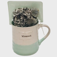BELLE MAISON "Blessed" Mug & Socks Gift Set (New)