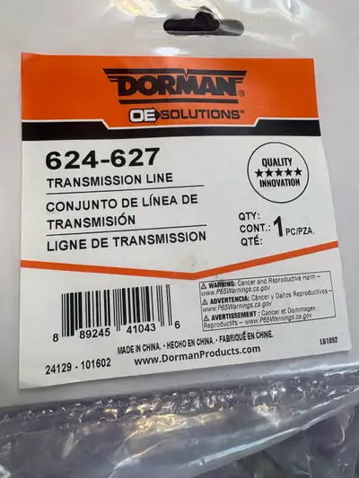 Brand new transmission cooler lines bought for 2012 ram 1500. No longer needed $80