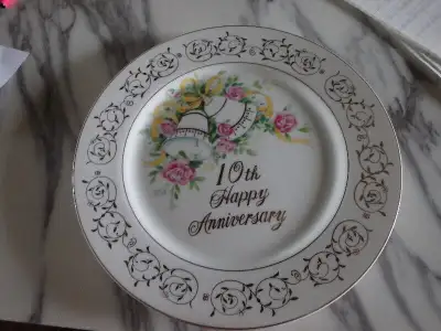 10th anniverary wedding platter, View more
