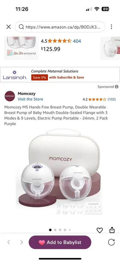 momcozy hands free breast pump , View more