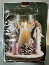 Christmas Angels candle centrepiece 