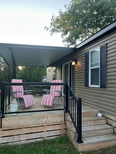 Park Model Home for Sale – Move-In Ready & Affordable! Season opens May 1st! Location: Century Beach...