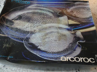 Vintage Arcoroc Poisson Series Fish set Plates France Embossed