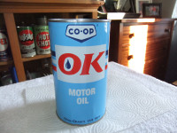 oil can imperial quart co op OK motor oil