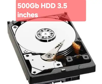 500GB HDD Assorted  Brands , View more