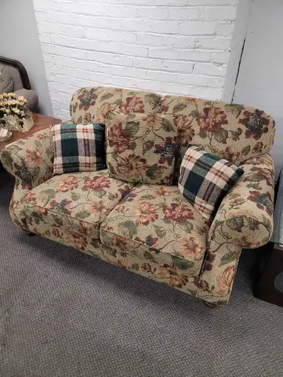 Floral Loveseat, View more