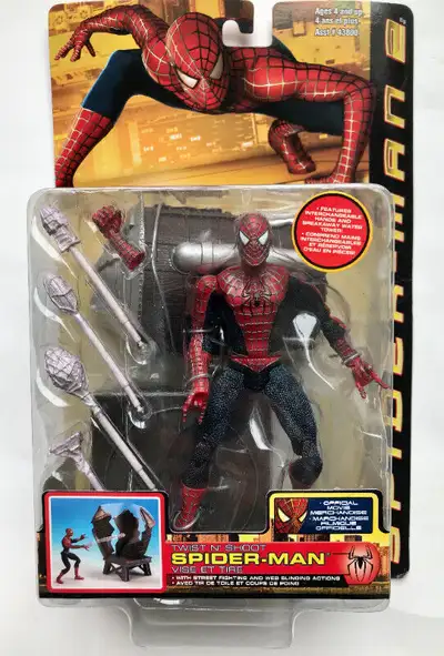 NEW TOY BIZ 2004 TWIST N' SHOOT SPIDER-MAN 2 ACTION FIGURE, View more