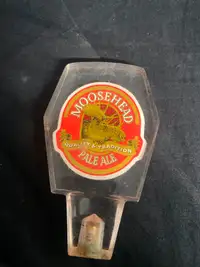 Clear Moosehead Beer Tap