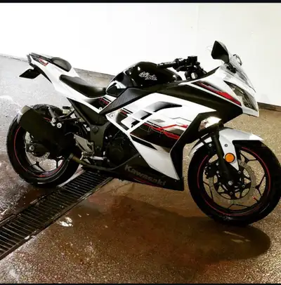 10,000 KM only small scuff on the side, just small decal peal otherwise perfect condition