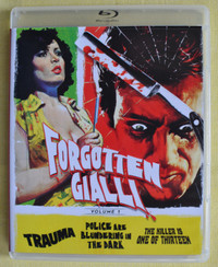Forgotten Gialli: Vol 1 Vinegar Syndrome 3-disc Blu-Ray set