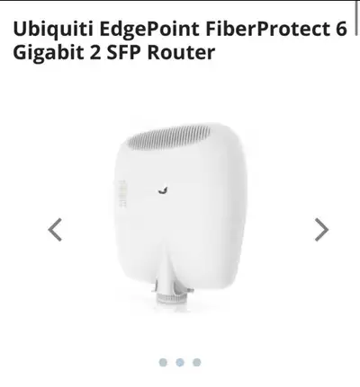 Ubiquiti EdgePoint FiberProtect 6 Gigabit 2 SFP Router brand new, View more