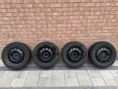 2013-2025 Honda Civic or Accord winter tires and rims Michelin X-ice 215/55R16! In good condition!