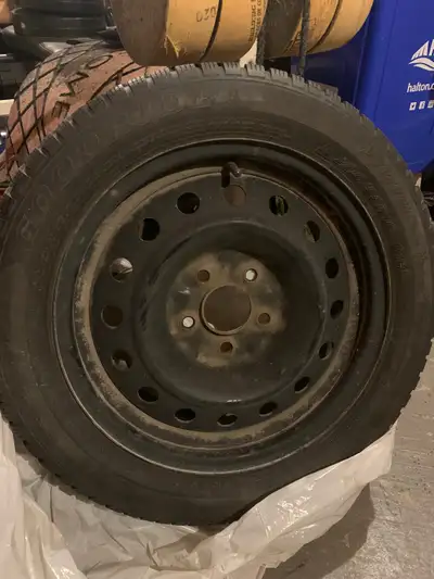 4 good used Goodride winter tires and rims. Used on a 2009 Honda Civic for two winters. $300 or best...