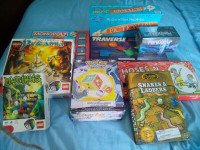 Board games - Lego, Pictionary Jr,  Traverse, Mindtrap