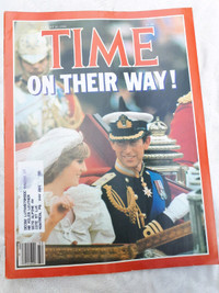 TIME magazine august 10,1981 Lady Diana