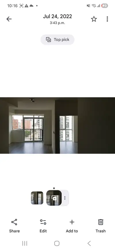 One Bedroom apartment with Den for Rent, View more