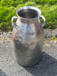 Stainless steel milk jug