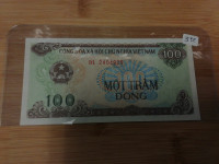 1991 Vietnam 100 Mot     Tram Dong  Banknote