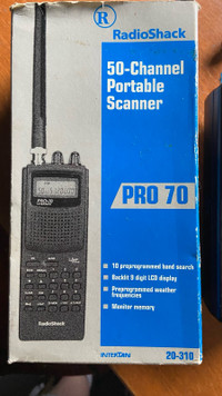 Pro-70 Programmable 50 channel scanner