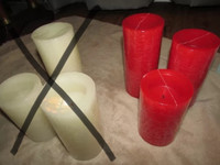 SALE! Partylite Light Illusions LED Pillar Candles, BNIB!