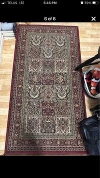 3 different rugs, made in Turkey.