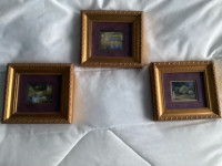 3 anciens  cadres  5.5X5 pouces les 3 pour 10$