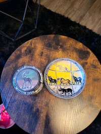 Handmade Coasters and Bowl from Africa 