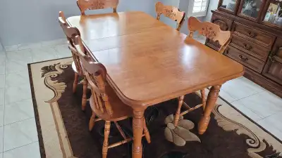 Dining/kitchen table and chairs, View more