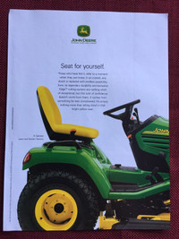 2005 John Deere X-Series Lawn and Garden Tractors Original Ad